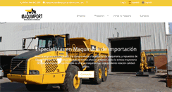 Desktop Screenshot of maquinariahonrado.com